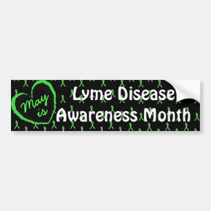 Mei is Lyme Ziekte Bewustzijn Maand Bumper Sticker