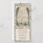 Mei Kastanje Bloem - Vintage bruiloft Kaart (Voorkant)