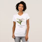 Mei- Liliy van de Vallei T-shirt (Voorkant volledig)