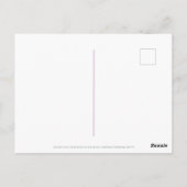 Mei Maand Bloemenlelie van de Valley Hawthorn Fanc Briefkaart (Achterkant)