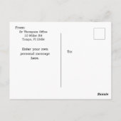 Mei Maandelijks Ziektebewustzijn Briefkaart (Achterkant)