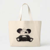 Mei Mei Panda Pirate Grote Tote Bag (Voorkant)