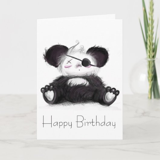 Mei Mei Panda Pirate Kaart (Voorkant)