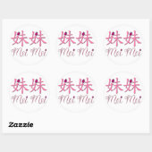 Mei Mei (zusje) Chinees Stickers (Vel)