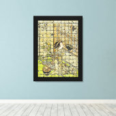  mei met moderne kunstcanvas afdrukken (Insitu (Houten vloer))