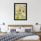 mei met moderne kunstcanvas afdrukken (Insitu (Slaapkamer))