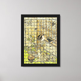 mei met moderne kunstcanvas afdrukken
