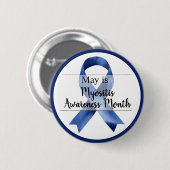 Mei Myositis Bewustzijnsmaand Ronde Button 5,7 Cm (Voorkant /achterkant)