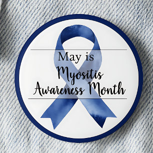 Mei Myositis Bewustzijnsmaand Ronde Button 5,7 Cm