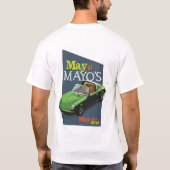 Mei op Mayo's lichte t-shirt (Achterkant)