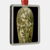 Mei P'ing vase met zwarte florale decoratie (Rechts)