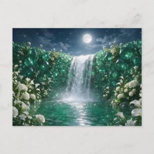 Mei Smaragd Waterval Briefkaart