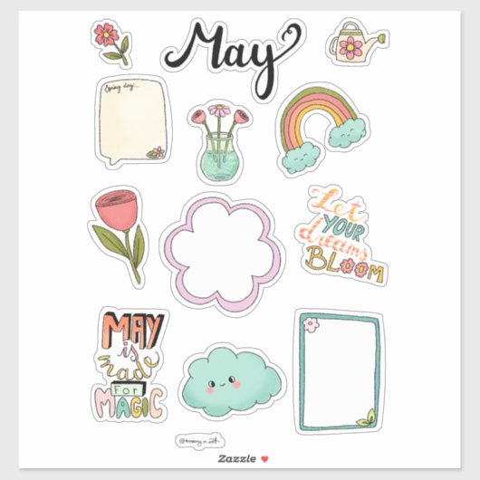 Mei-stickerblad – Fris & Helder Sticker (Vel)