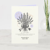 Mei tot juni Geboortebloem Custom Birthday Kaart (Voorkant)