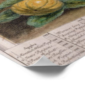 Mei, 'Twaalf maanden fruit' Poster (Hoek)