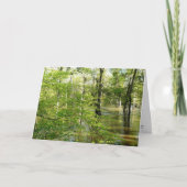 Mei u Levend in de Overstroming - dank u kaarden Bedankkaart (Voorkant)