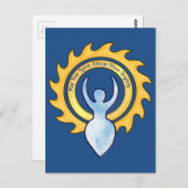 Mei Uw Geest glanst helder Godin Briefkaart (Voorkant / Achterkant)