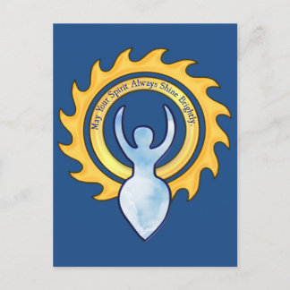 Mei Uw Geest glanst helder Godin Briefkaart