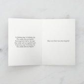 Mei Uw Kerstmis glanst helder! Feestdagen Kaart (Binnen)