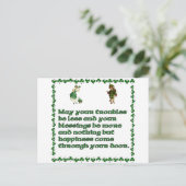 Mei uw problemen is minder briefkaart (Staand voorkant)