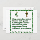 Mei uw problemen is minder briefkaart (Voorkant / Achterkant)