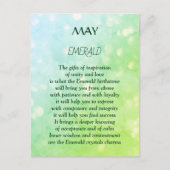 Mei verjaardagsdag briefkaart (Voorkant)