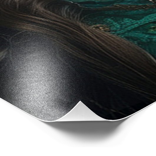 *~ MEI Vrouw Verjaardag EMERALDS Boho AP53 Foto Afdruk (Hoek)