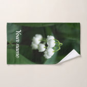 Mei witte lileugen bad handdoek (Handdoek)