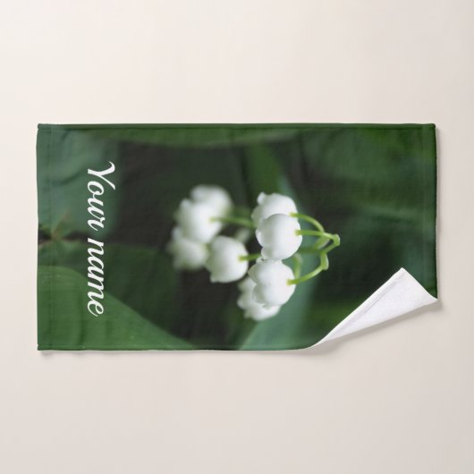 Mei witte lileugen bad handdoek (Handdoek)