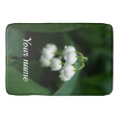 Mei witte lileugen badmat (Voorkant)