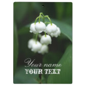 Mei witte lileugen klembord (Achterkant)