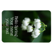 Mei witte lileugen magneet (Horizontaal)