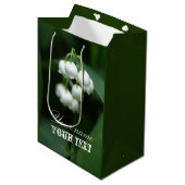 Mei witte lileugen medium cadeauzakje (Voorkant Gekanteld)