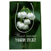 Mei witte lileugen medium cadeauzakje (Voorkant)