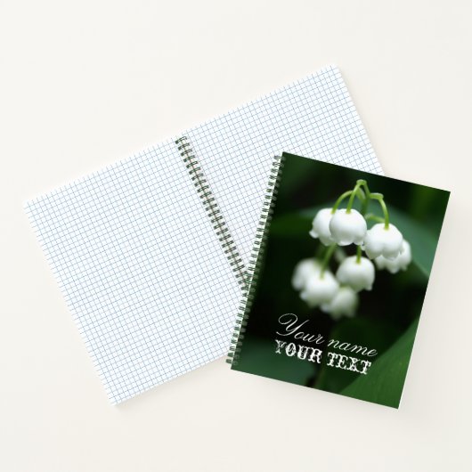 Mei witte lileugen notitieboek (Binnen)