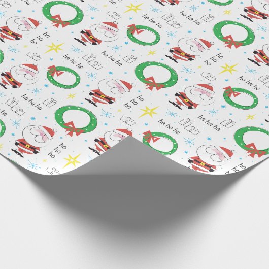 Meid Century Santa Cadeaupapier (Hoek)