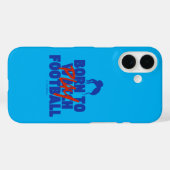 Meid Gevormd om Voetbal te Spelen Case-Mate iPhone Case (Achterkant (horizontaal))