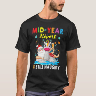 Meid Jaar rapport nog steeds Naughty Santa Beach C T-shirt