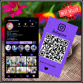 Meid schoonmaak Instagram Paarse | Huishoudelijke Visitekaartje