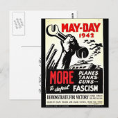 Meidag 1942 meer aan Nederlaag Briefkaart (Voorkant / Achterkant)