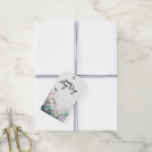 Meidag bloemenboeket cadeaulabel (Met Touw)