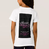 Meiden 'Fine Jersey T-Shirt - Zacht, comfortabel, (Achterkant)