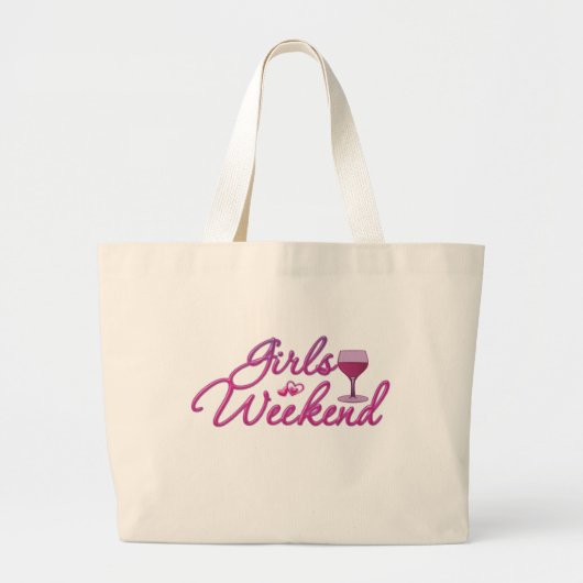 meiden weekendnacht buitenfeest bruidbruiloft leuk grote tote bag (Voorkant)