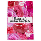 Meidenavakantie Bruidsfeest Roze Persoonlijk Medium Cadeauzakje (Voorkant)