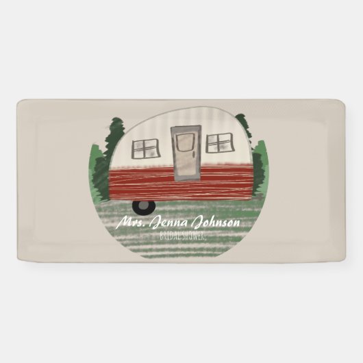 Meidenavakantie Camper Bergen Weekend  Spandoek (Horizontaal)