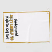 Meidenavakantie Glitter Waarschijnlijk Funny Golfhanddoek (Horizontaal)