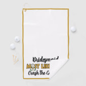 Meidenavakantie Glitter Waarschijnlijk het Grappig Golfhanddoek (Insitu)