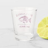 Meidenavakantie Hawaïaans Shot Glas (Achterkant)