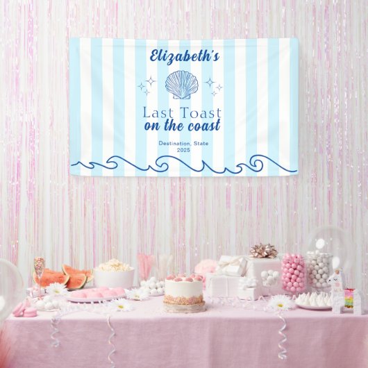 Meidenavakantie Laatste Feest Aan de Kust Spandoek (Feest)