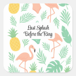 Meidenavakantie "Last Splash" Sticker